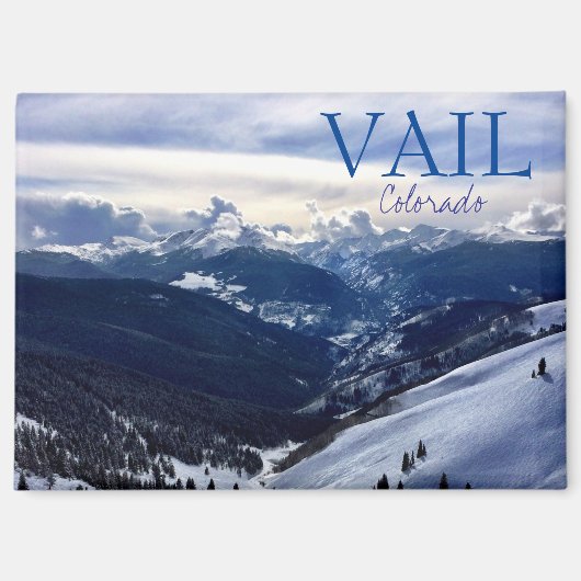 Vail Colorado Souvenir Fridge Magnet Gift Magneet (Voorkant)