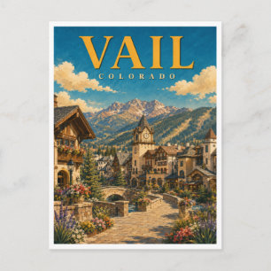 Vail Colorado Vail Village GeoSaga Briefkaart