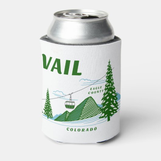 Vail Eagle County Colorado Blikjeskoeler (Blikje Achterkant)