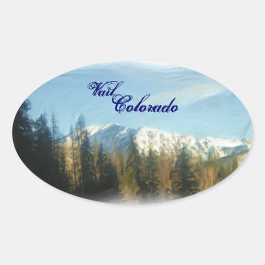 Vail Mountain Colorado sticker (Voorkant)