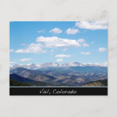 Vail Mountains Colorado Briefkaart (Voorkant)