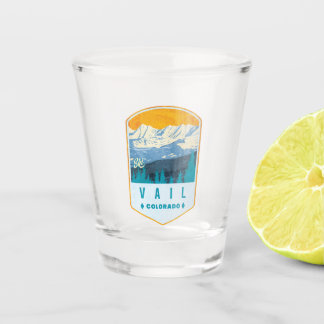 Vail Ski Badge Shot Glas