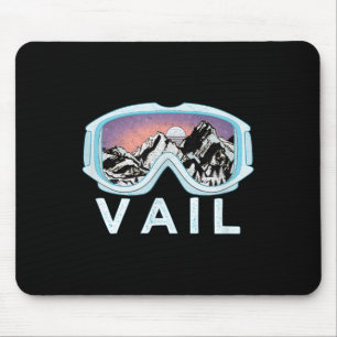 Vail Ski Snowboard Design_vail, Co Goggles Skiën Muismat