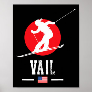 Vail USA Ski Resort Rocky Mountains Amerikaanse Sk Poster