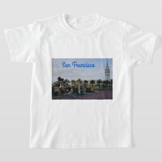 Vaillancourt Fountain & Ferry Building T-shirt (Poser)