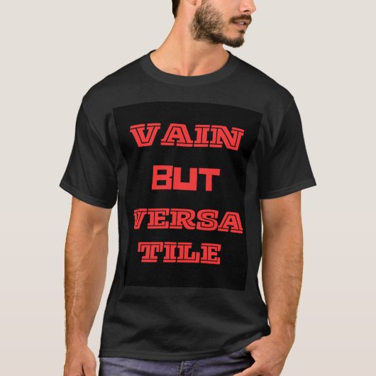 Vain maar veelzijdig t-shirt (Voorkant)