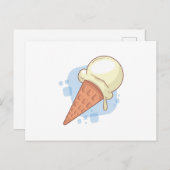 Vainilla Ice Cream Briefkaart (Voorkant / Achterkant)