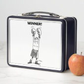 Vainqueur blanc et noir lunchbox (En situation)