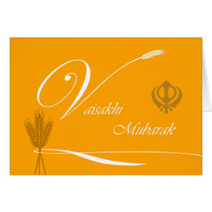 Vaisakhi Moubarak, Grain, Ruban, Khanda