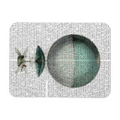 Vaisseau Volant Hot Air-ballon Magneet (Horizontaal)