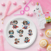 Vaisselle de fête d'anniversaire garçon assiette e (Fête)