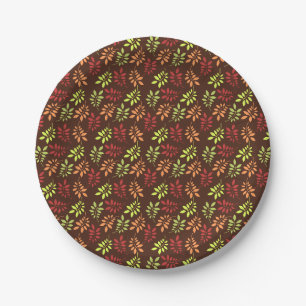 Vaisselle de fête pour feuilles d'automne assiette