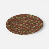 Vaisselle de fête pour feuilles d'automne assiette (Angle)