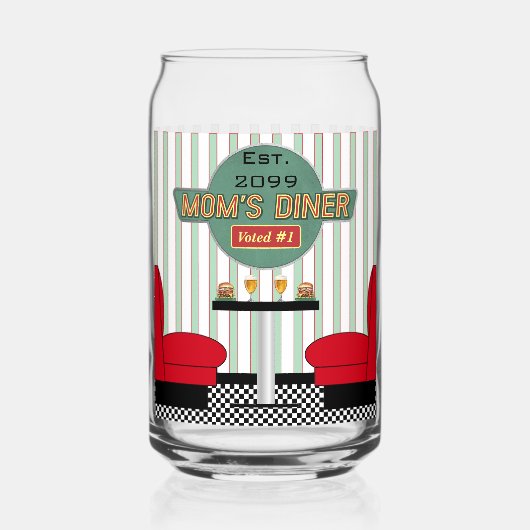 Vaisselle Retro Diner de maman (Verso)