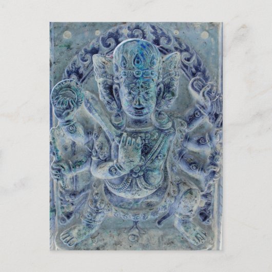 Vajrapani Blue Briefkaart (Voorkant)
