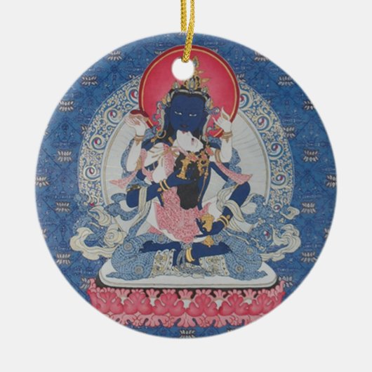 Vajrasattva en Consort Ornament (Voorkant)