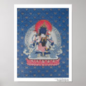 Vajrasattva en Consort Poster (Voorkant)