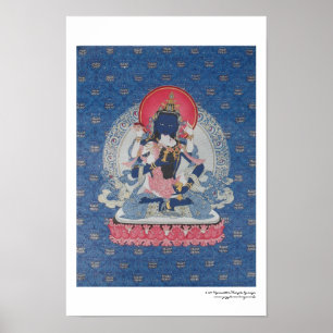 Vajrasattva en Partner Poster