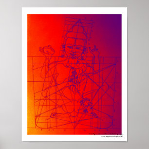 Vajrasattva et Consort poster croquis