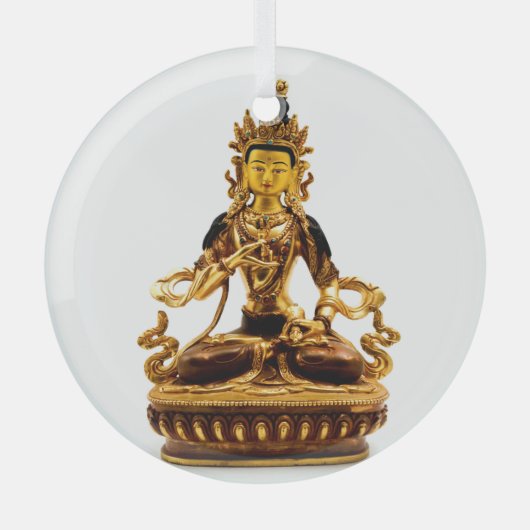 Vajrasattva Glas Ornament (Voorkant)