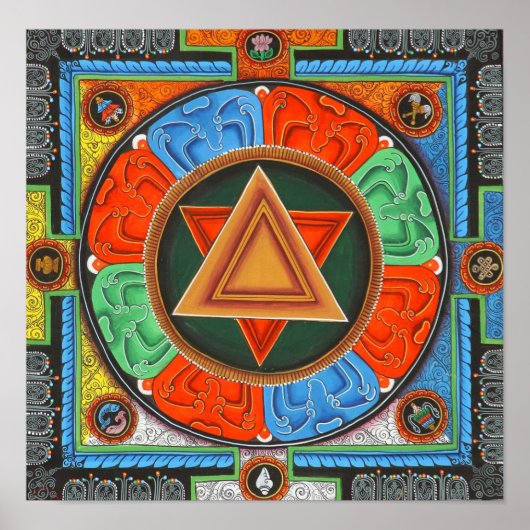Vajrayogini Mandala Poster (Voorkant)
