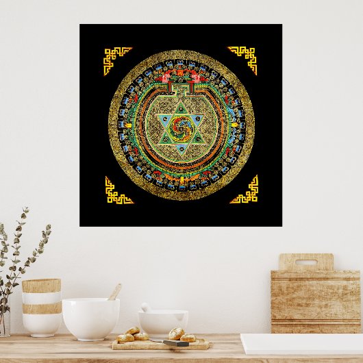 Vajrayogini Mandala Poster (Cuisine)