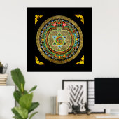 Vajrayogini Mandala Poster (Bureau à domicile)