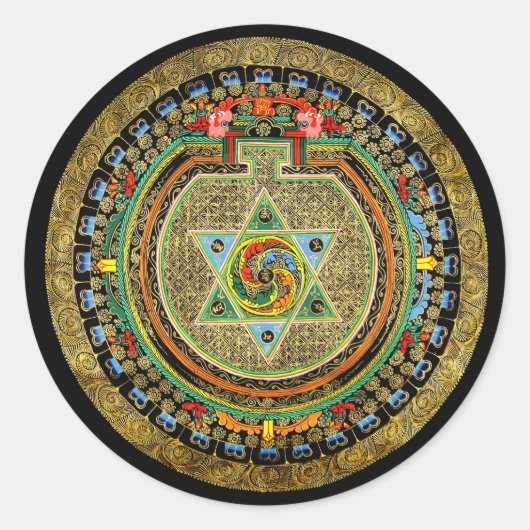 Vajrayogini Mandala Sticker (Voorkant)