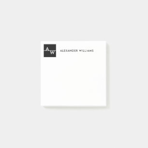 Vak Formele monogrammen Post-it® Notes