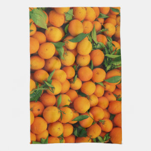 Vak van Juicy Sinaasappels Theedoek