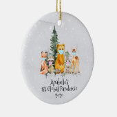 Vakanaal Dier 1 Kerstmis 2020 Keramisch Ornament (Rechts)