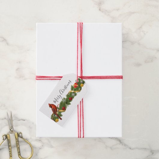 Vakanaal en kardinaal Label Cadeaulabel (Met Touw)