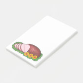 Vakanesfeest kerstfeest Foodie Post-its Post-it® Notes (Schuin)