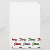 Vakaneshals met kerstmis briefpapier (Voorkant / Achterkant)