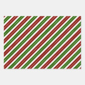 Vakanestische feestdagen, rode, witte en groene ke inpakpapier vel (Voorkant 3)