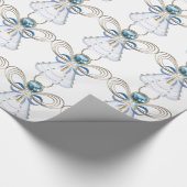 Vakangel voor kerstmis cadeaupapier (Hoek)