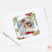 Vakanische foto Kerst sticker (Envelop)