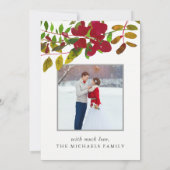 Vakanische kerstfeestdag voor feestdagen feestdagenkaart (Achterkant)