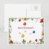 Vakanker Feestdagenkaart (Voorkant / Achterkant)