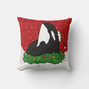 Vakankerfeestdag Orca Killer Whale  Kussen