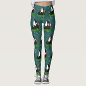 Vakankerfeestdag Orca Killer Whale  Leggings (Voorkant)