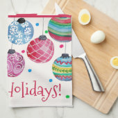 Vakankerfeestdag Ornament Theedoek (Quarter Fold)