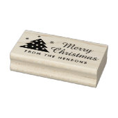 Vakankerfeestdag voor naam van favoriete kerstfami 	rubberstempel (Stempel)