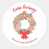 Vakankerstavond Ronde Sticker (Voorkant)