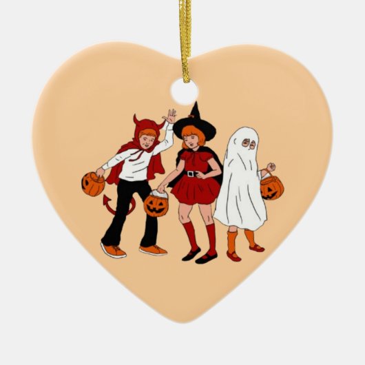 Vakantie accenten keramisch ornament (Voorkant)