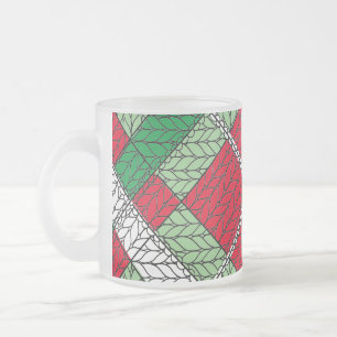 VAKANTIE ARGYLE BREI Frosted Glass Mok