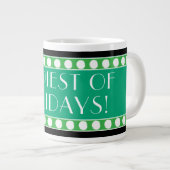 VAKANTIE ART DECO EXTRA GROTE BEKER (Voorkant rechts)