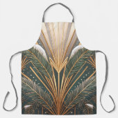 Vakantie art deco schort (Voorkant)