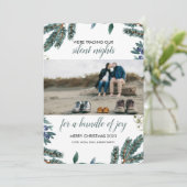 Vakantie baby aankondiging (Staand voorkant)