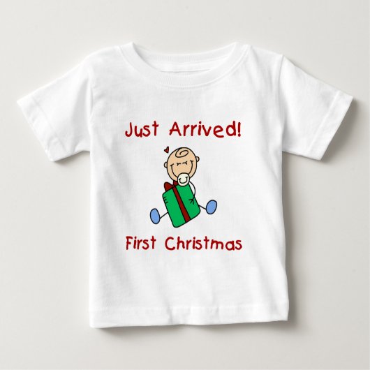 Vakantie Baby Boy net aangekomen Tshirts en gesche (Voorkant)